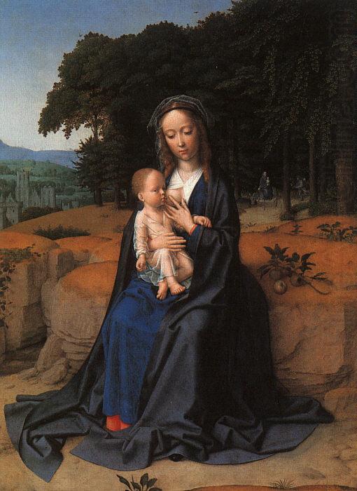 Gerard David The Rest on the Flight into Egypt_1 china oil painting image